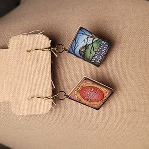 Book Lovers Earrings- Little Women and Wuthering Heights